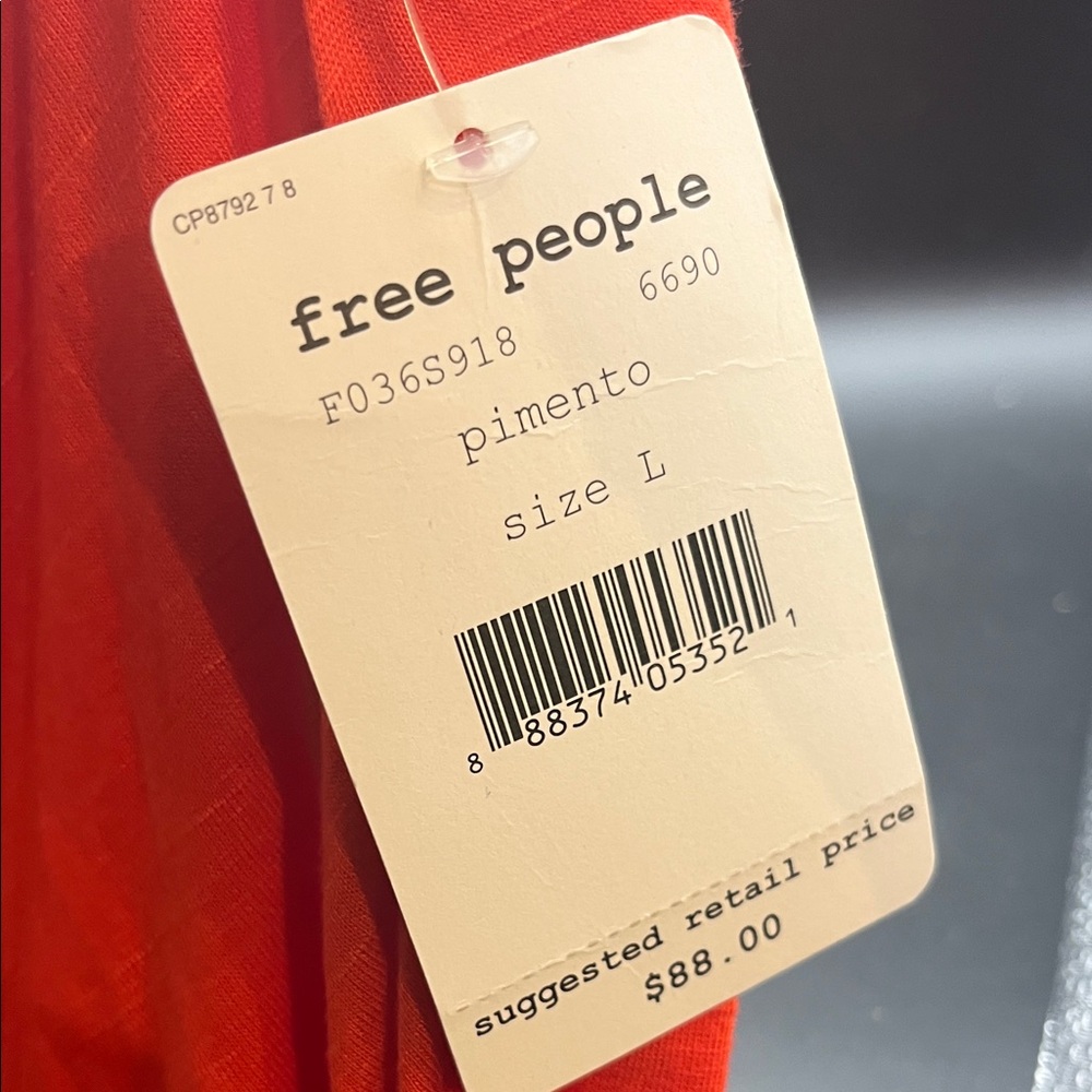 Free People Pimento Strapless Dress - Picture 2 of 9